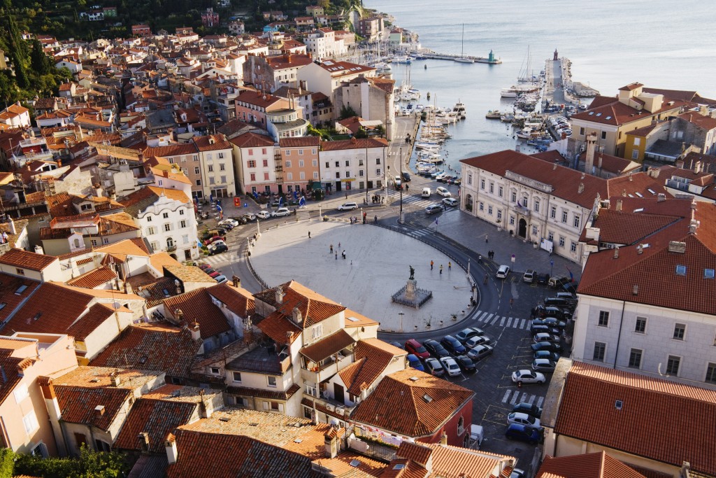 Tartini Square, Piran, Slovenia