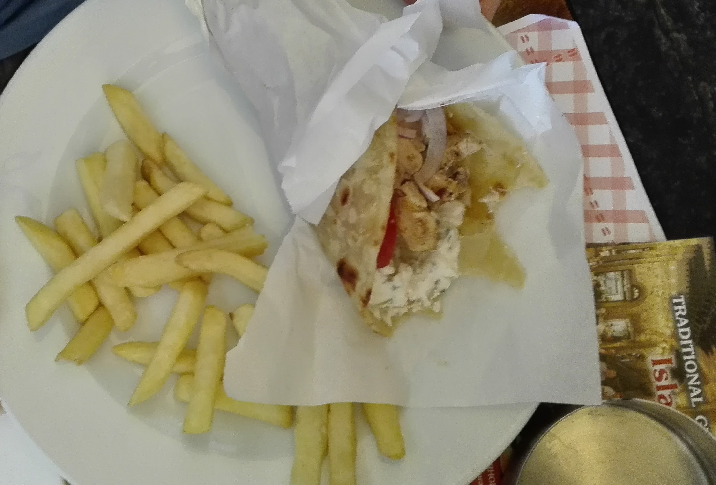 Gyros typical Greek food