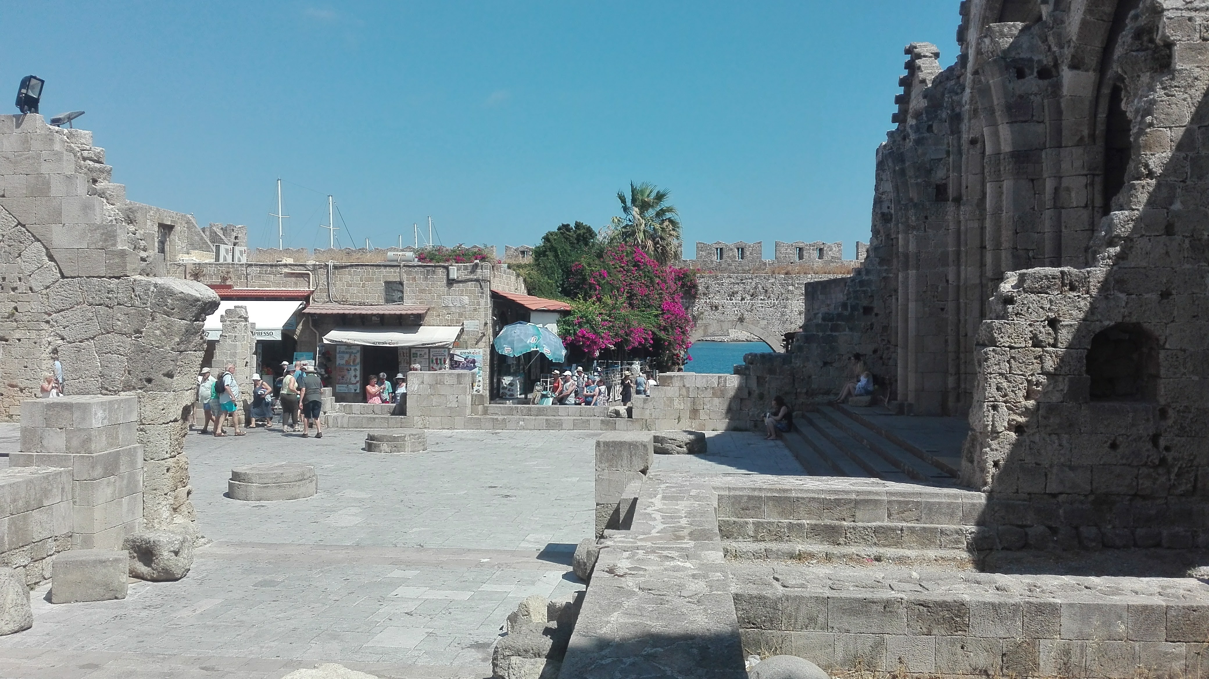 Panagia tou Bourgou and Virgin Mary's gate, Rhodes