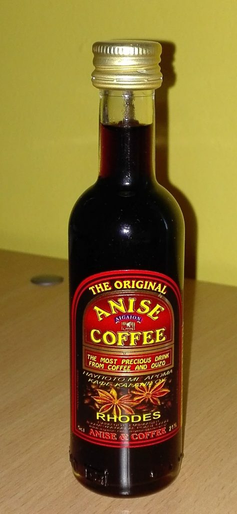 Anise coffee Greek liqueur