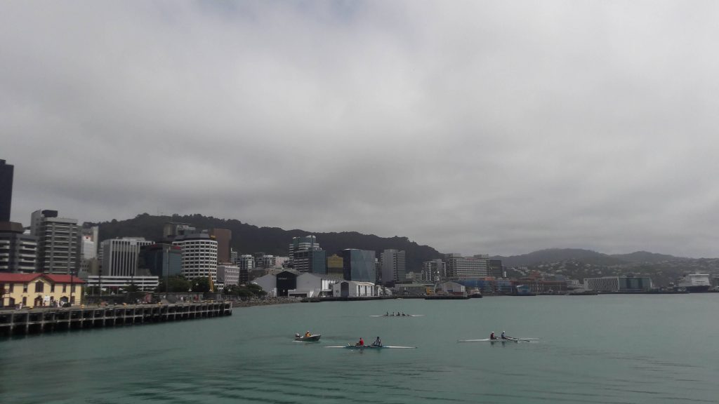 Wellington waterfront area on 1st of January 2018