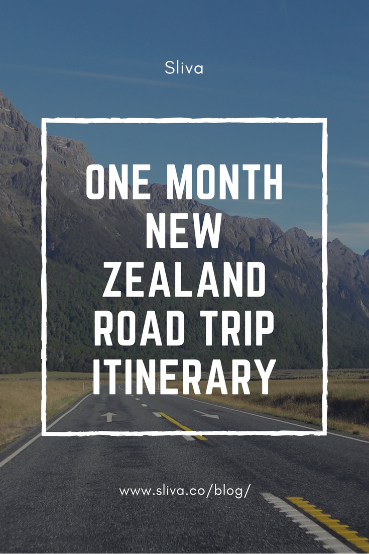 One month New Zealand Road Trip Itinerary_