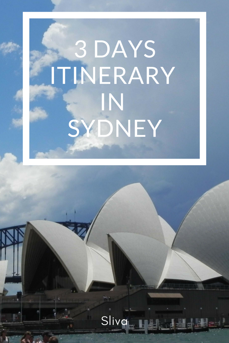 3 days itinerary in Sydney