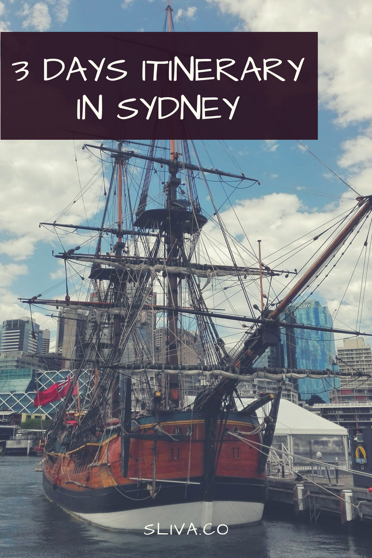 3 days itinerary in Sydney