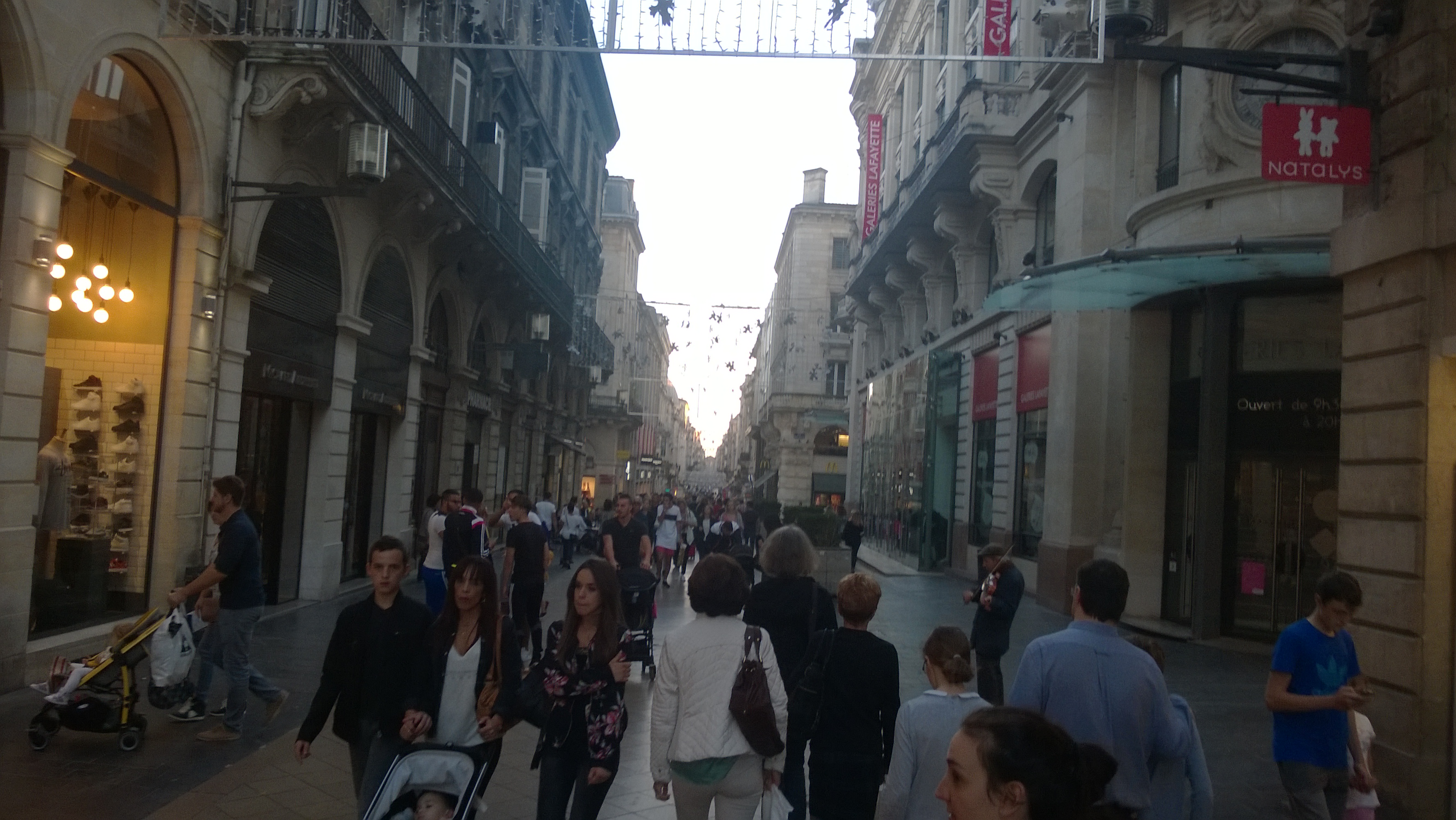 Bordeaux old city center