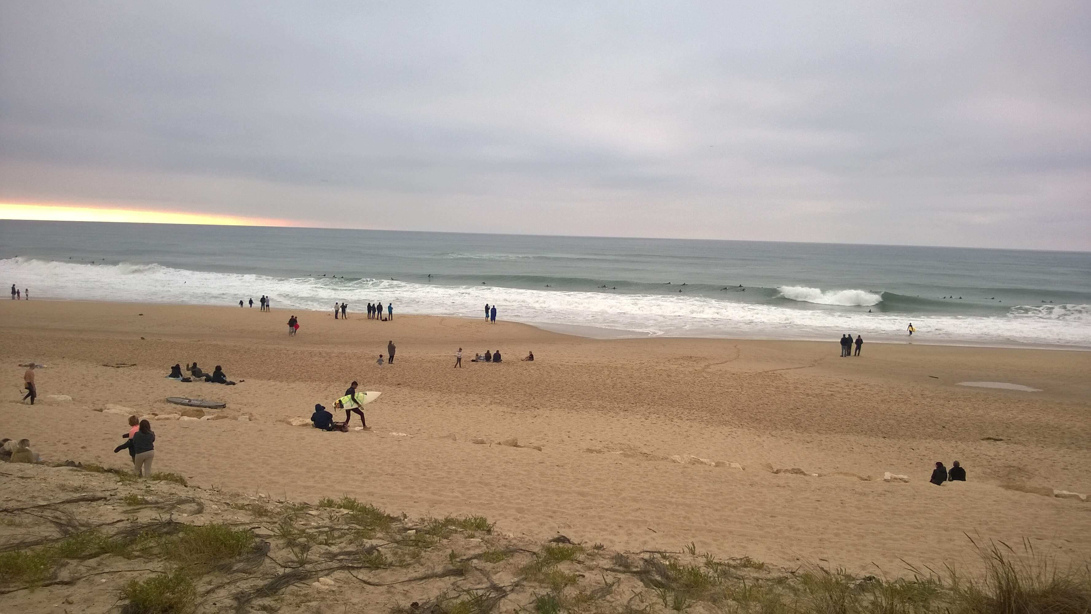 Lacanau sandy beach