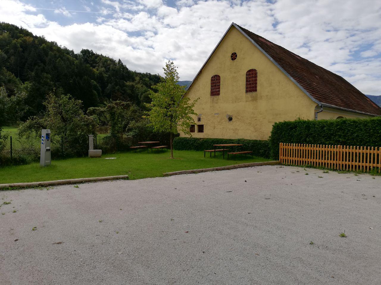camper van resting area in Ruše