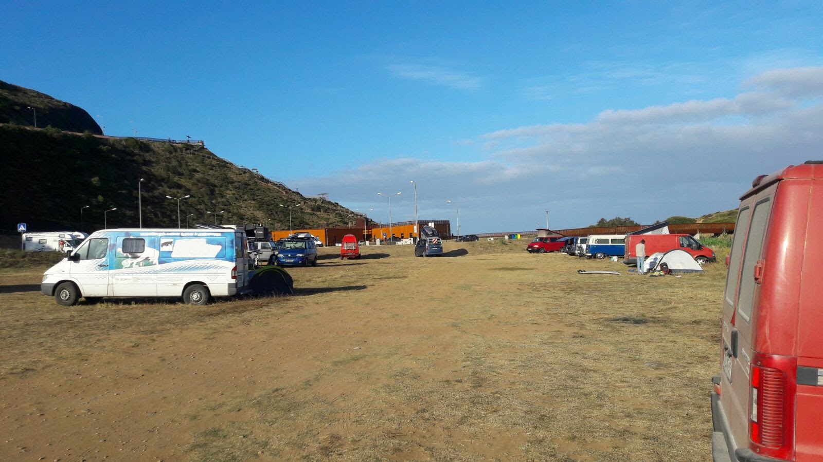 freedom camp in Ericeira
