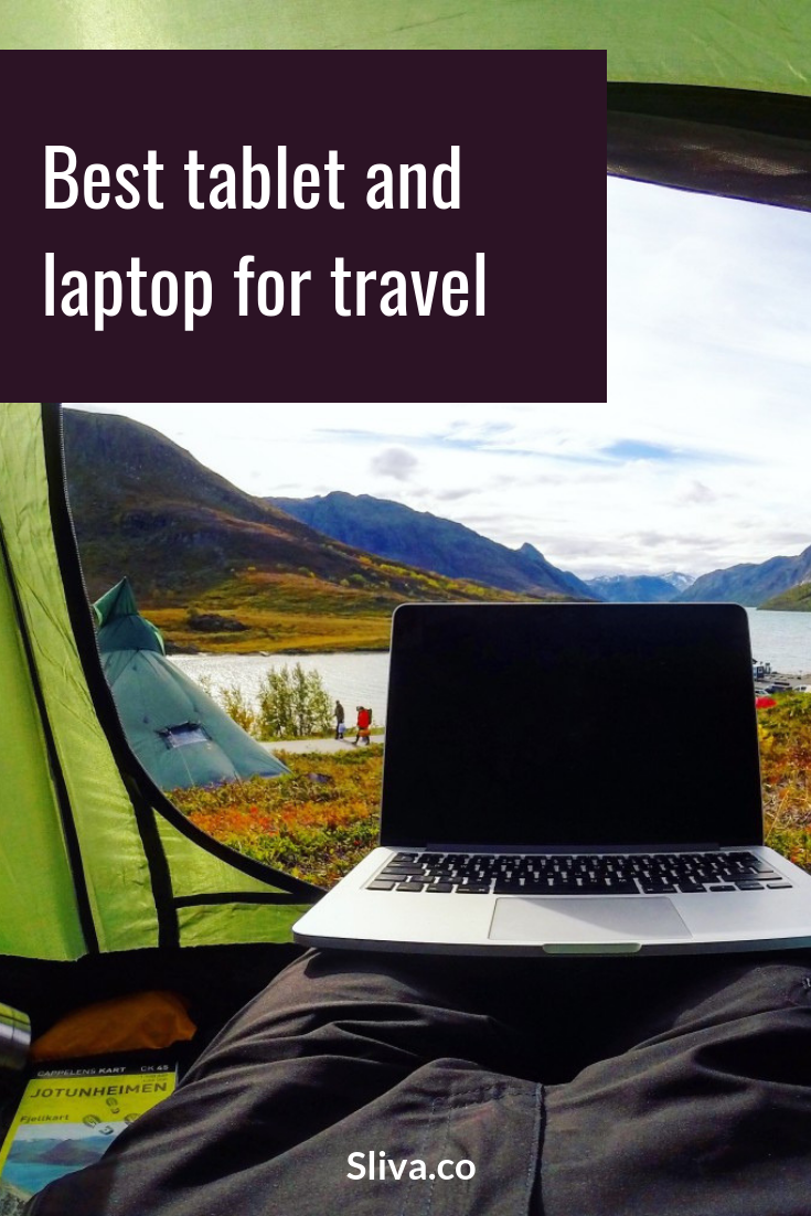 Best tablet and laptop for travel Sliva