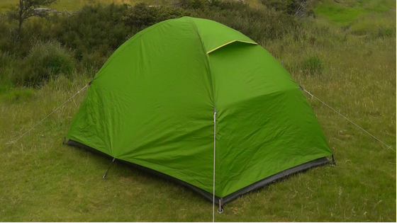 The story of our little green tent