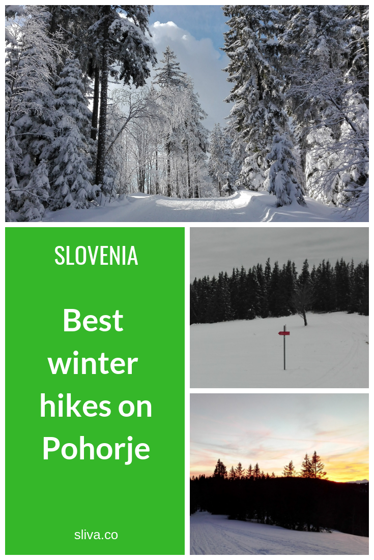 Best winter hikes on Pohorje, Slovenia #hike #hiking #Slovenia #Pohorje #Rogla #MariborPohorje #hikingtips