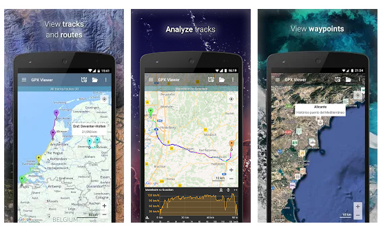 GPX viewer_hiking app