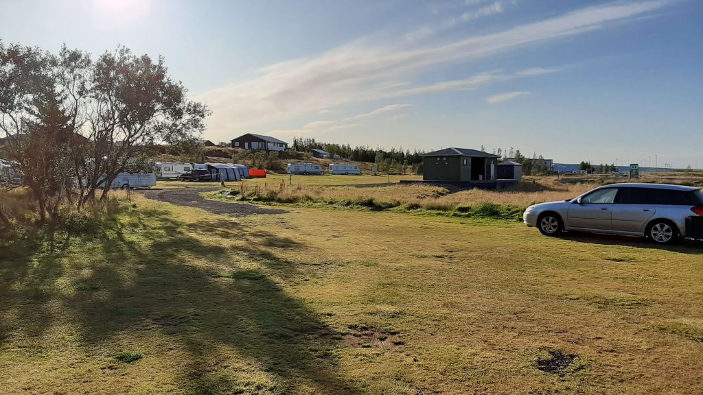 One of the campgrounds in Iceland.