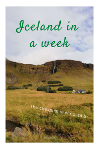 Iceland in a week (the cheapest way possible)