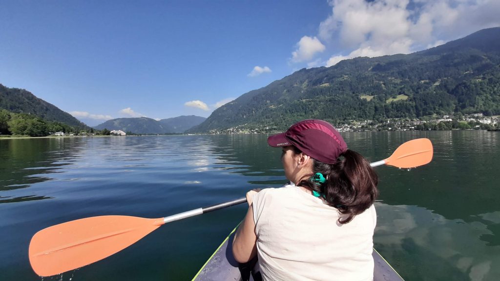 Kayaking on Ossiacher See