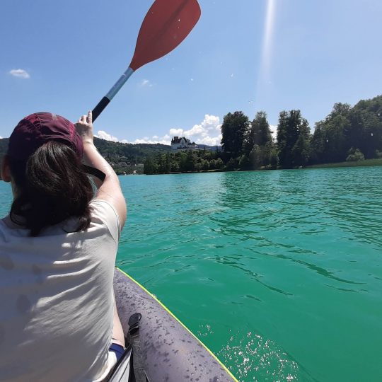 Kayaking the lakes of Austria