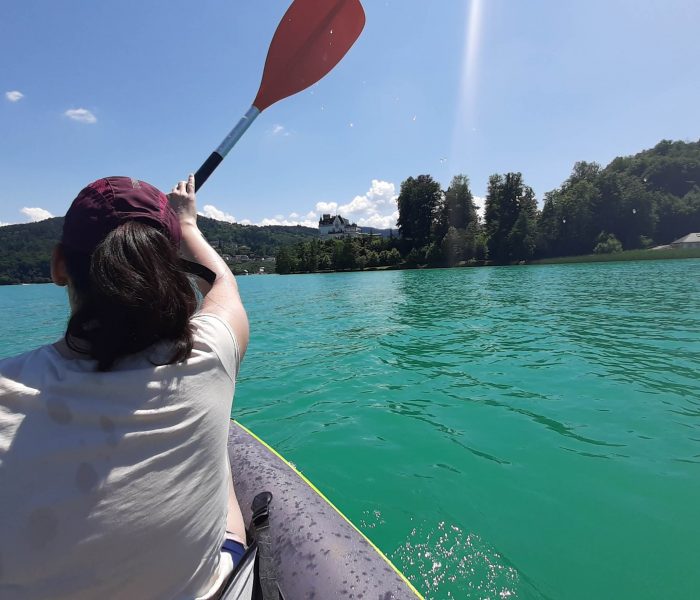 Kayaking the lakes of Austria